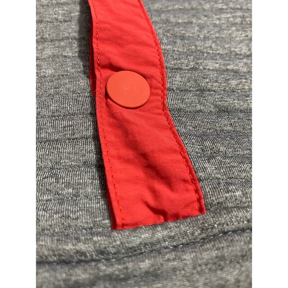 LL Bean Hoodie Men’s Size XL Regular Grey Ribbed Fleece Full Zip Jacket - Picture 6 of 9